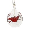 Enesco 5.0 Inch Cardinal In Teardrop Ornament Department 56 Tree Ornaments - 2 of 3
