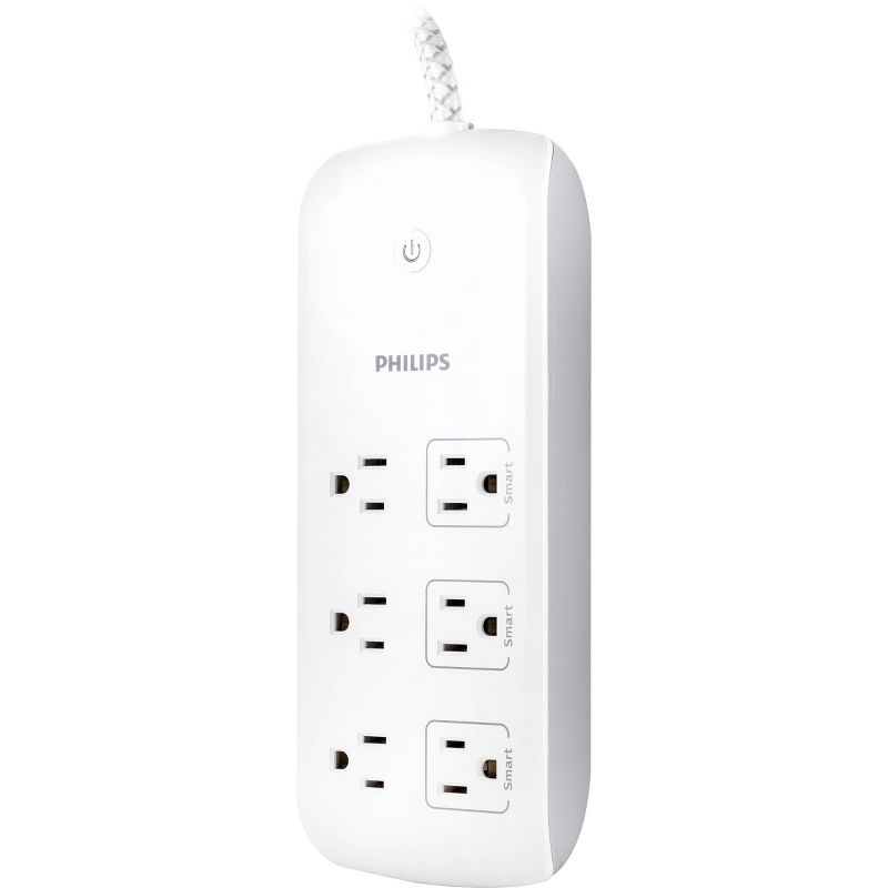 Philips Smart Plug 6-Outlet Surge Protector - 4ft. - White, 4 of 17