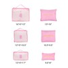 REGALWOVEN Lightweight Vacation Travel Essentials Travel Storage Bag Sets 6 Set - 2 of 4