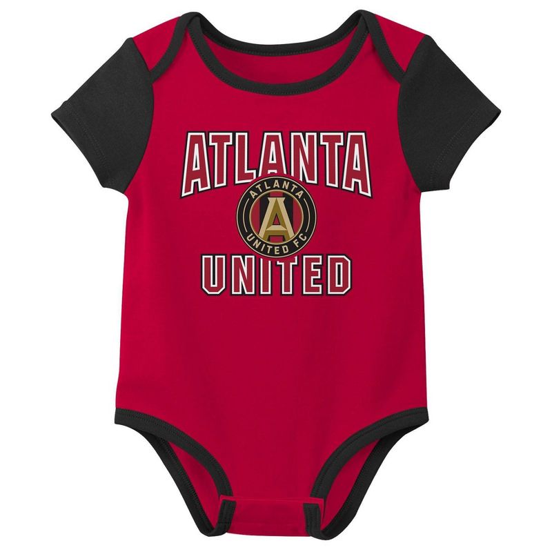 MLS Atlanta United FC Infant 3pk Bodysuit, 4 of 5