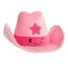 Aurora Medium Let's Go Girls Cowgirl Hat JUST SAYIN' Witty Stuffed Animal Pink 11" - 2 of 4