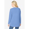 Woman Within Plus Size Perfect Long-Sleeve V-Neck Tunic - 3 of 4