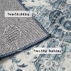 TackView Machine Washable Area Rug, Floral Carpet, for Bedroom, Living Room, Nursery - 4 of 4