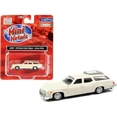 1976 Buick Estate Wagon Liberty White 1/87 (HO) Scale Model Car by Classic Metal Works