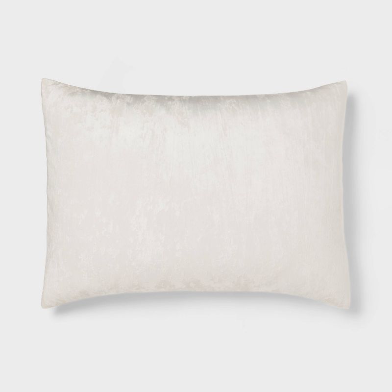 3pc Luxe Distressed Crinkle Velvet Comforter and Sham Set - Threshold™, 4 of 8