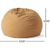 CENGHU 5 Foot Big Bean Bag Chair, Memory Foam Bean Bag Chairs for Adults/Kids, Bean Bag Chairs for Living Room, Bedroom - 3 of 4