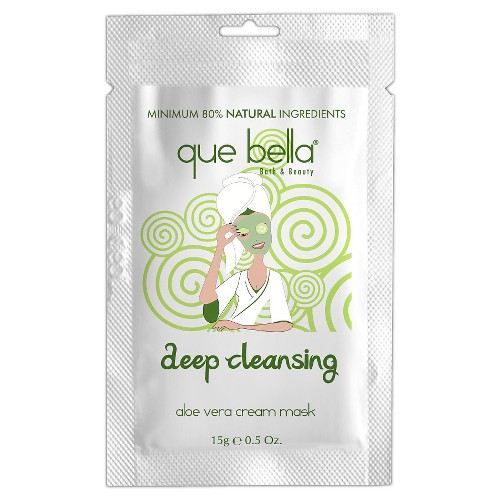 Que Bella Deep Cleansing Aloe Vera Cream Face Mask