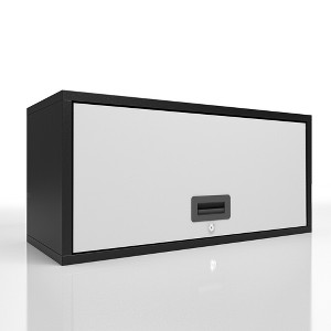 TinyHomie Wall-mounted Metal Garage Cabinet with Doors, Floating Tool Cabinet for Kitchen, Basement, Warehouse - 1 of 4