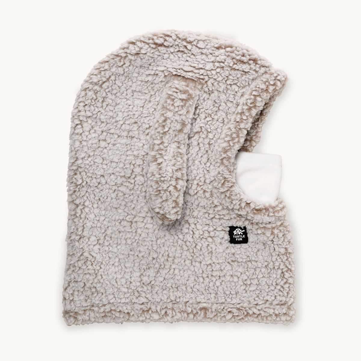 Turtle Fur Kids' Comfort Lush Bunny Overhood - Cozy High Pile Fleece Hood with Bunny Ears - thumbnail 3