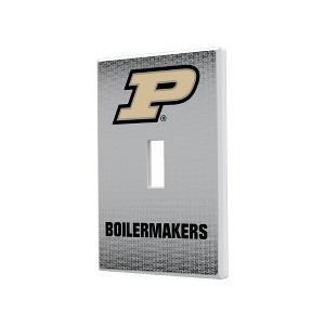 NCAA Big Ten Universities Linen Hidden-Screw Light Switch Plate for Single Toggle - 1 of 4