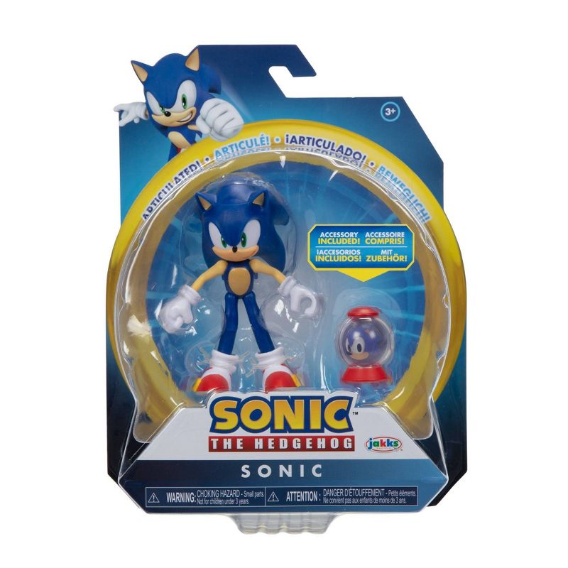 Sonic the Hedgehog 4&#34; Articulated Sonic Action Figure, 2 of 7