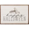 Kendrick Home Happy Halloween Pumpkin Wall Art White - 3 of 4