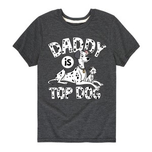 Boys' - 101 Dalmatians - Daddy Is Top Dog Short Sleeve Graphic T-Shirt - 1 of 4