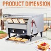 Winado 18.5 in. 1700W 110V Commercial Conveyor Toaster With 450 Slices/Hour - 2 of 4