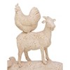 Decorative Farm Animal Set - White - Olivia & May: Indoor Polystone Sculpture, Farmhouse Style - 2 of 3