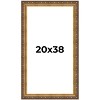 PosterPalooza | Museum Gold Picture Frame - UV Acrylic, Foam Board Backing, Hanging Hardware - 2 of 4