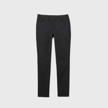 Women's Mid-Rise Skinny Ankle Jeans - Universal Thread™ Black 00