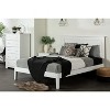 HomeStock Solid Wood Platform Bed, Queen, White - image 4 of 4