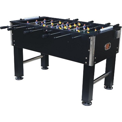 55'' Foosball Table, Leg Levelers, Heavy-Duty Legs, 4 Balls, 2 Cup Holders for Family Game Room, Adult Rrec Room, Basements or Bar