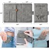 Maison Travel Passport Holder Wallet – RFID Blocking Passport Holder, Multiple Slots, Zipper Closure, Lightweight & Durable Travel Essentials - 4 of 4