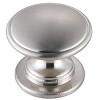 Elegant Lighting Kaid 1.2Inch Diameter Brushed Nickel Mushroom Knob Multipack (Set of 10) - 4 of 4