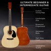 Best Choice Products 41in Full Size All-Wood Acoustic Guitar Starter Kit w/ Gig Bag, Pick, Strap, Rag - 4 of 4