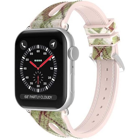 Worryfree Gadgets Silicone Shiny Slim Band For Apple Watch 42 44