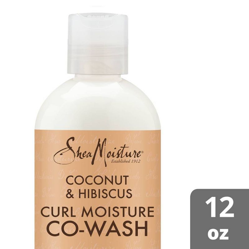 SheaMoisture Coconut &#38; Hibiscus Co-Wash Conditioning Cleanser - 12 fl oz, 1 of 8