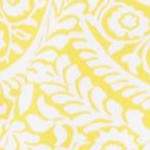 yellow stencil paisley