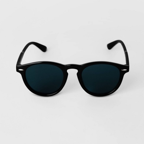 Women's Plastic Rectangle Sunglasses - Wild Fable™ Black