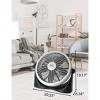 BLACK+DECKER Floor Fan with 3 Fan Settings, Gray - image 2 of 4