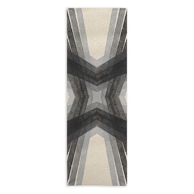 Sewzinski MODERN LINES GRAYS 24" x 70" Yoga Mat Towel - Society6