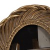 Boho Oval Picture Frame - Handcrafted Resin & Glass - Vintage Gold Finish - Decorative Tabletop & Shelf Display - Home & Office Decor - 8" - 4 of 4