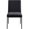 Meridina Furniture,Reeves Black Chenille Fabric Upholstered Dining Side Chair, Set of 2 - 3 of 4