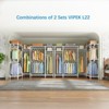 VIPEK L22S Heavy Duty Clothes Rack L Shaped Garment Rack Metal Clothing Rack, 76" L x 45" W x 76.4" H, Max Load 1600LBS - 4 of 4