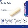 Pure Encapsulations Folic Acid - Hypoallergenic Dietary Supplement - 60 Capsules - 3 of 4