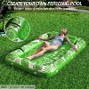 Jasonwell 4-in-1 Inflatable Tanning Lounger, Sun Tan Tub & Pool Raft, Water-Filled Mat/Pad for Adults & Kids (Large), Green - 2 of 4