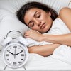 REGALWOVEN Circle Night Light Battery Powered Metal Alarm Clock 6.7 x 3.9 x 2 Inches - 3 of 4