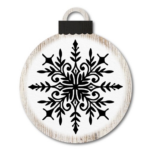 Snowflake Hanging Ornament Artboard - image 1 of 2