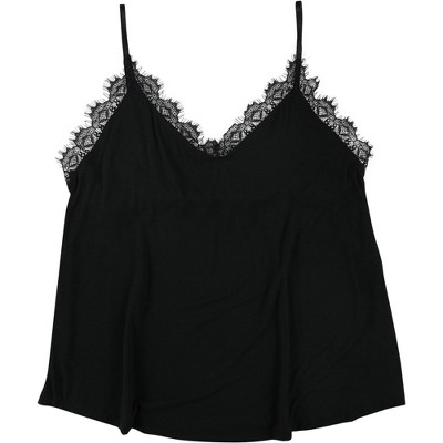 P.J. Salvage Womens Solid Pajama Sleep Cami Tank Top