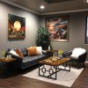 Hooseng 3 Pieces Living Room Coffee Table Set, Living Room Coffee Table with 2 End Side Tables Set and Metal Frame, Living Room Table Set - 4 of 4