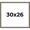 PosterPalooza | 30x26 Wood Antique Frame with UV Acrylic, 4 Finishes: Bronze, Gold, Silver, and Black - 2 of 4