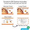 Big Dot of Happiness Fall Turkey Scratchers, Fun Happy Thanksgiving Dinner Party Family-Friendly Activity, Party Game Scratch Off Cards - 22 Count - 4 of 4