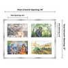 PosterPalooza | Stainless Steel Silver Wood Finish Collage Frame - White Mat, 20 Frame Sizes, UV Acrylic - 2 of 4