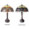 Chloe Lighting GENESIS Victorian 2 Light Antique Dark Bronze Table Lamp 17 Shade - 3 of 4