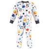 Hudson Baby Infant Boy Plush Sleep and Play, Space Adventure - 3 of 4