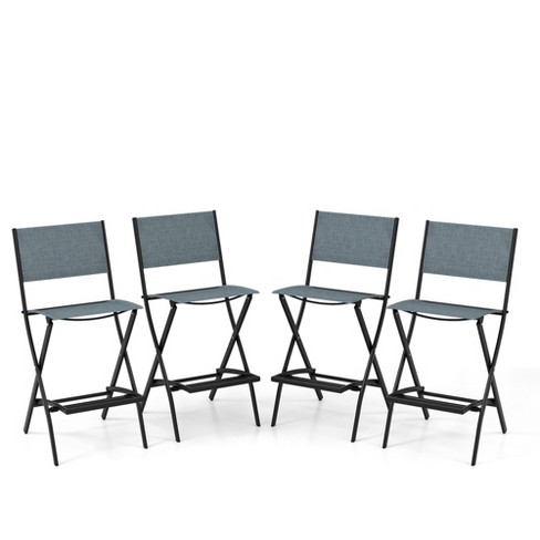 Folding patio bar discount stools