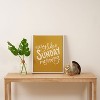 Rachel Szo Easy Like Sunday Morning Framed Art Canvas - Society6 - image 3 of 4