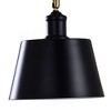 Gemma Contemporary Desk Lamp with Marble Base & Black Shade - StyleCraft: Industrial Style, UL Listed - image 2 of 3