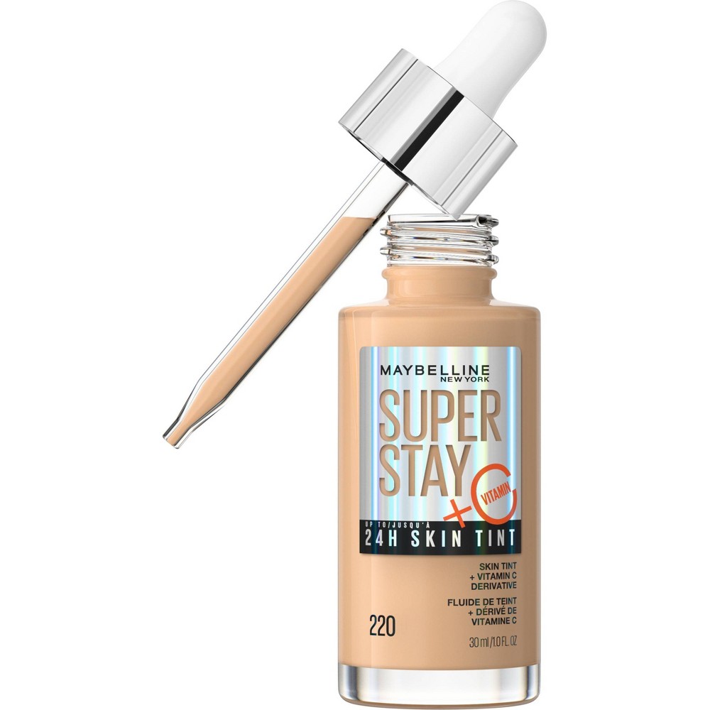 Photos - Other Cosmetics Maybelline MaybellineSuper Stay 24HR Skin Tint Foundation Serum with Vitamin C - 220 